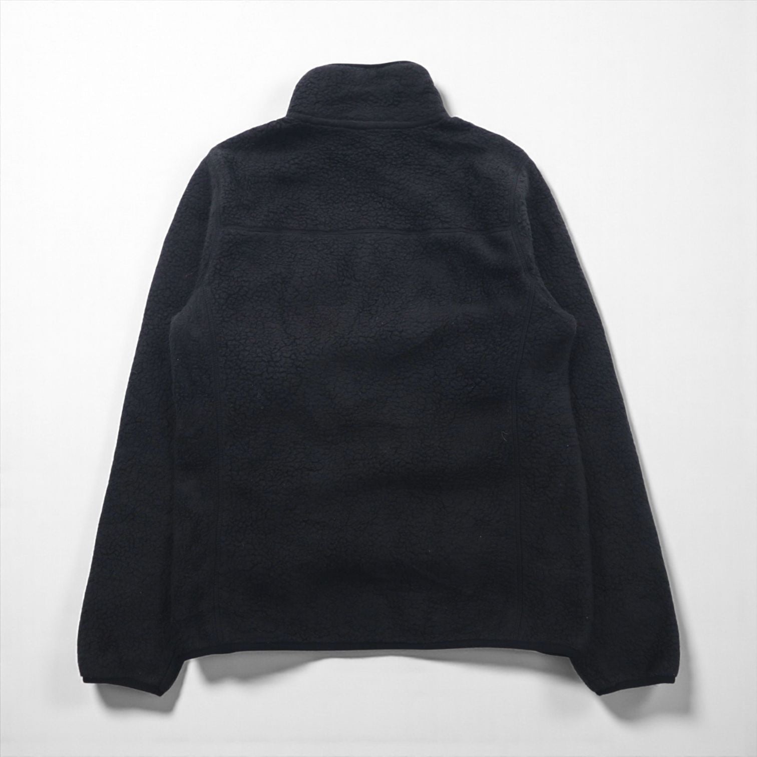 THE NORTH FACE フルジップ ボア フリースジャケット S ブラック スタンドカラー NF0A4P8T