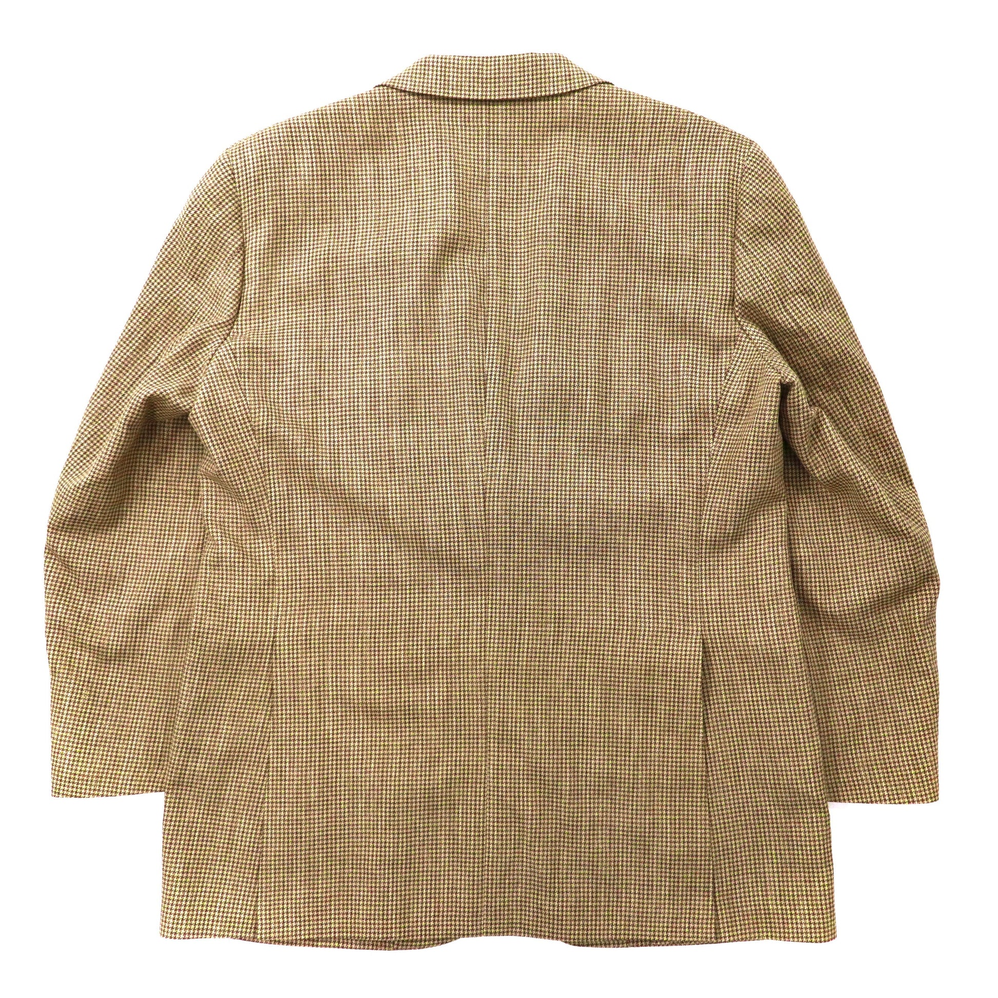 BURBERRY Giacca sartoriale monopetto 2 bottoni 180 AB7 Beige Fantasia pied de poule Misto lana seta Made in Japan