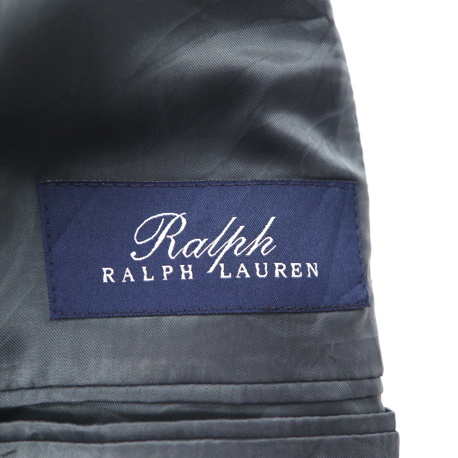 RALPH LAUREN Giacca sartoriale 2 bottoni Completo L Grigio Gessato Lana Esclusiva Dillard's