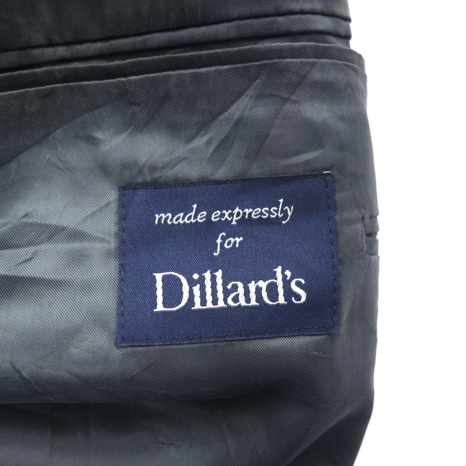 RALPH LAUREN Giacca sartoriale 2 bottoni Completo L Grigio Gessato Lana Esclusiva Dillard's