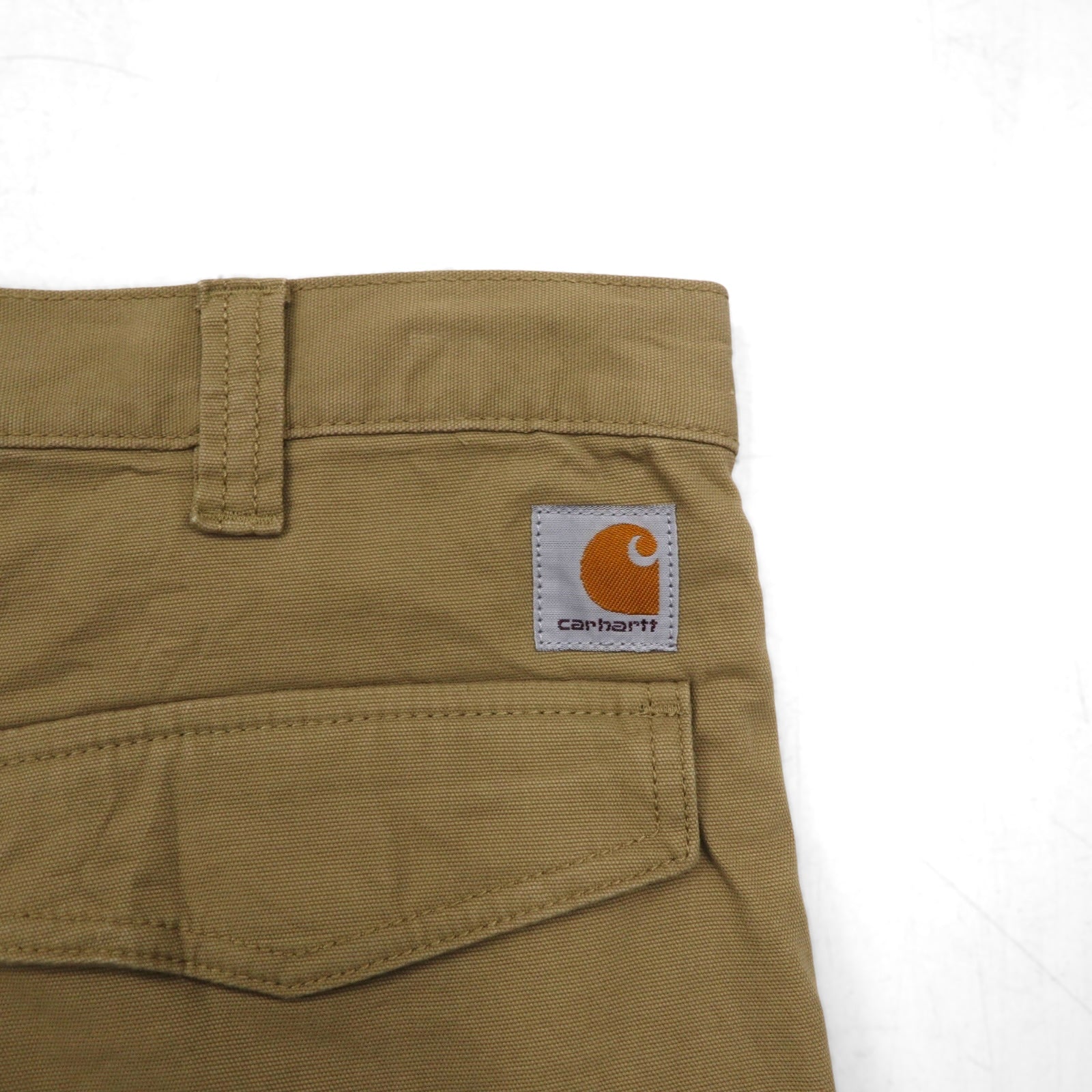Carhartt Relaxed Fit Shorts Cargo Pant in tela Duck RUGGED FLEX Mezzi pantaloncini L Beige 103542