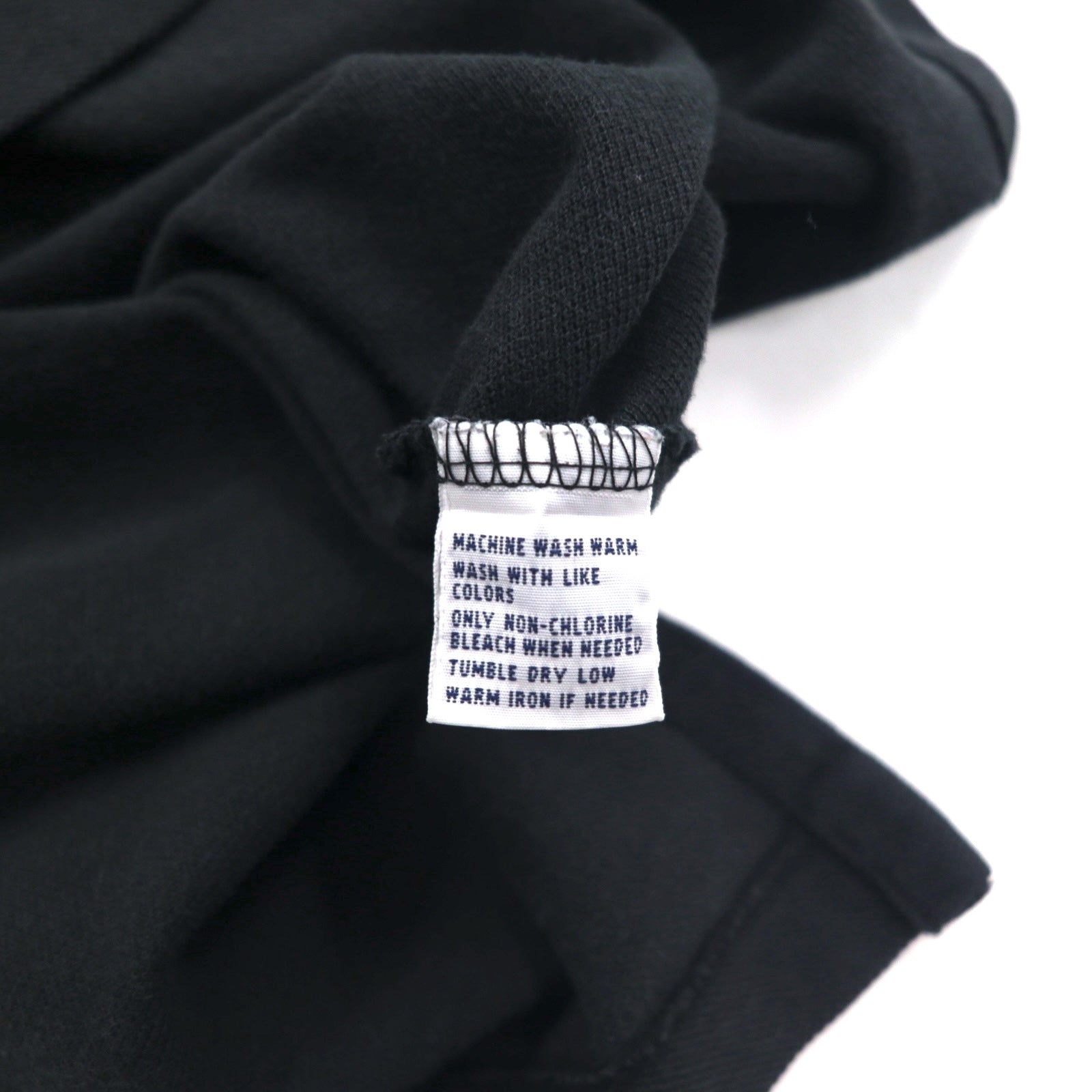 Polo by Ralph Lauren anni '90 CUSTOM FIT Polo 2XL nera a nido d'ape con piccolo ricamo pony