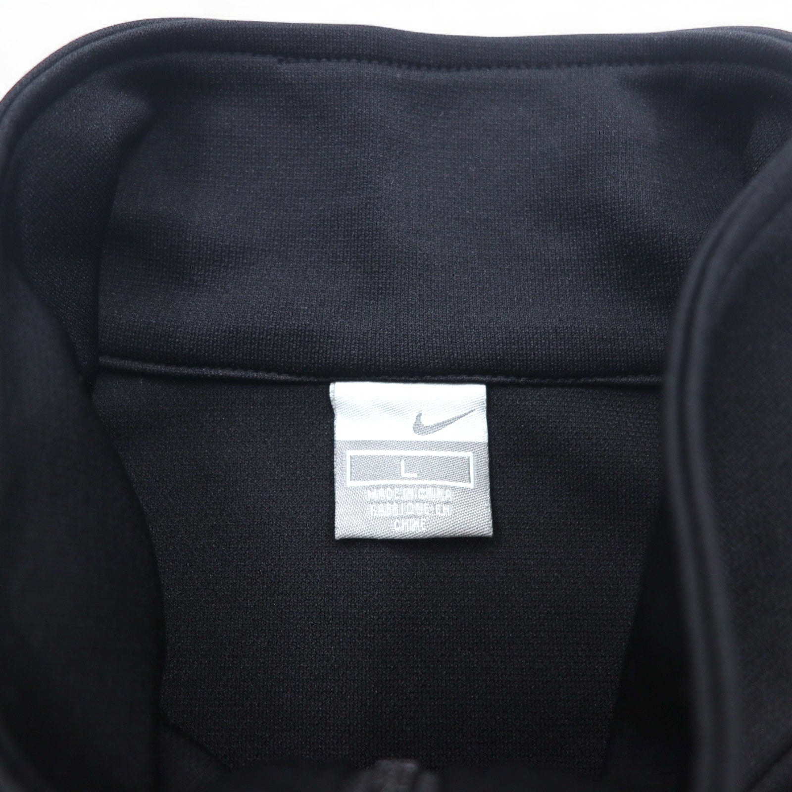 NIKE 00年代 トラックジャケット セットアップジャージ L ブラック レッド スウォッシュ