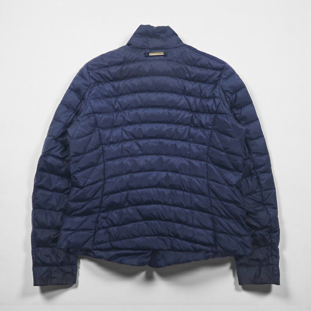 Ralph Lauren 90年代 キルティング ダウンジャケット XL ネイビー ナイロン チンストラップ