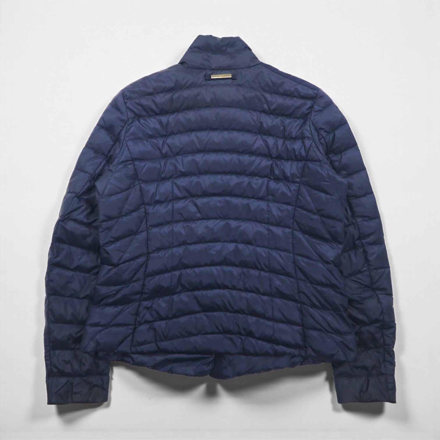 Ralph Lauren 90年代 キルティング ダウンジャケット XL ネイビー ナイロン チンストラップ