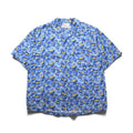 Columbia anni '00 Trawler's Vest Camicia a Maniche Corte con Colletto Aperto Aloha L Blu Fantasia Pesci FM7011