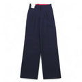 Vintage 70s Japan Made Trousers ELISIAN 70年代 タック スラックスパンツ S ネイビー ストライプ YZIP 未使用品