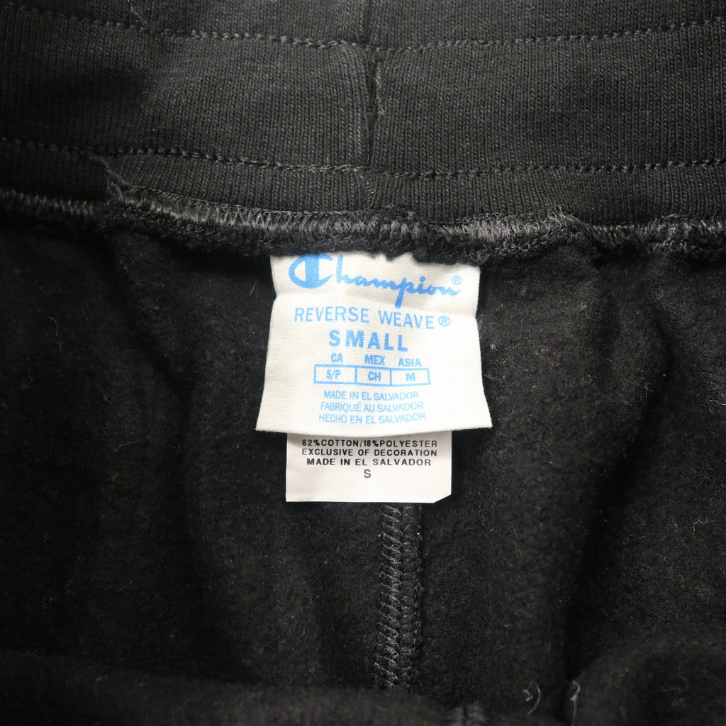 Champion リバースウィーブ スウェットパンツ M ブラック コットン 裏起毛 単色タグ REVERSE WEAVE エルサルバドル製