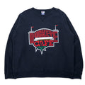 Champion 90年代 USA製 プリント スウェット XXL ブラック コットン BUCKEYE CAFE