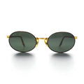 Ray-Ban Occhiali da sole ovali oro tartaruga metallo RB3007 W2188