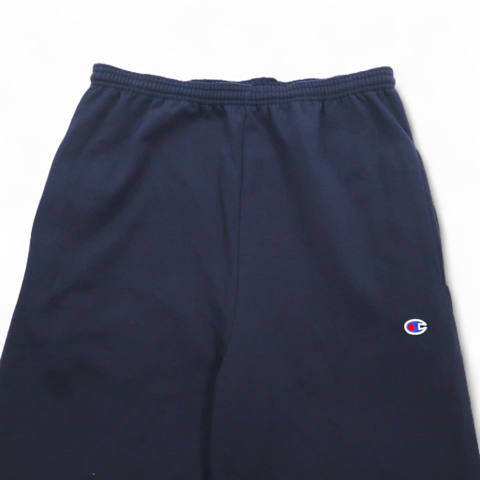 Champion Pantaloni della tuta L Blu navy Cotone interno felpato Etichetta a barra Fabbricati in Honduras