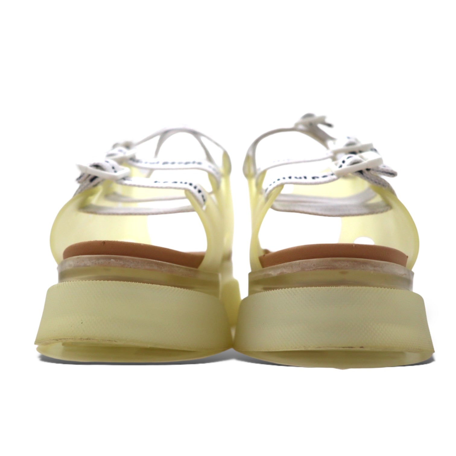 beautiful people × UNITED TOKYO sandali sportivi con logo a nastro 23-23.5cm bianco made in Japan nuovi e mai usati