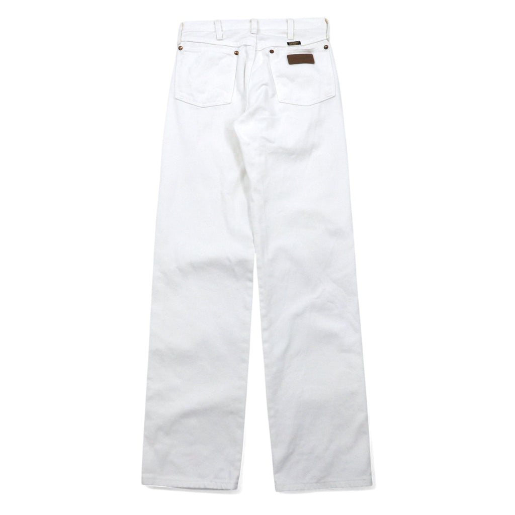 Wrangler anni '90, made in USA, jeans in denim bianco, taglia 28, cotone 13MWZWI