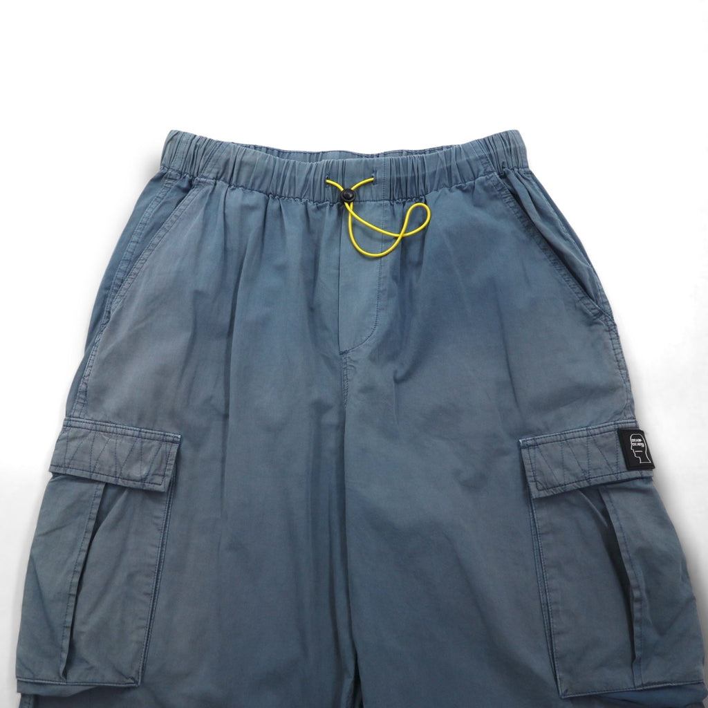 BRAIN DEAD フライトパンツ Blue Flight Pants カーゴパンツ M ブルー ドローコード ユーティリティポケット