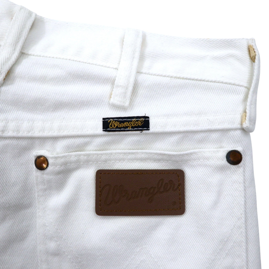 Wrangler anni '90, made in USA, jeans in denim bianco, taglia 28, cotone 13MWZWI