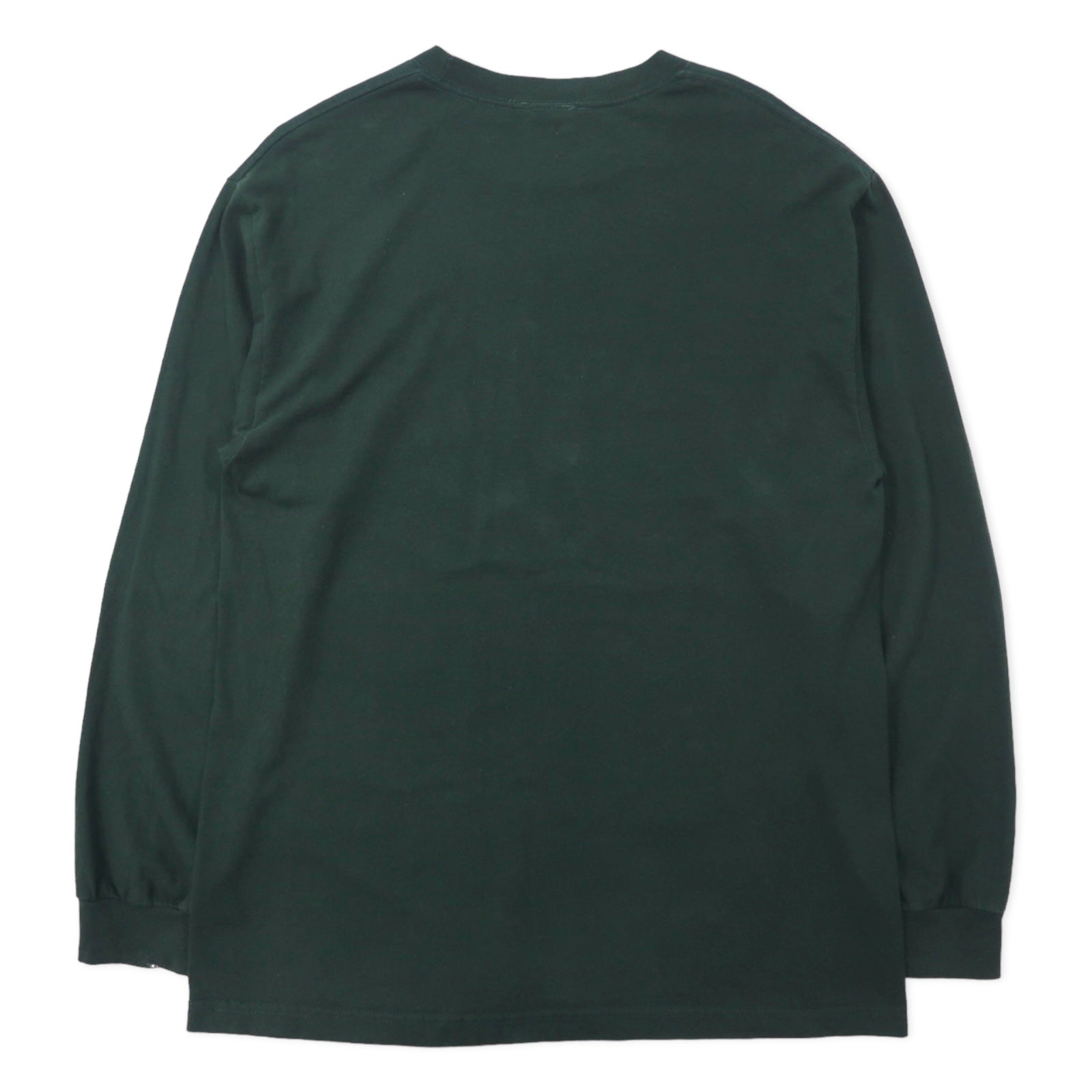 NFL TEAM APPAREL T-shirt a maniche lunghe con stampa Packers, taglia L, verde, cotone, PACKERS, made in Messico