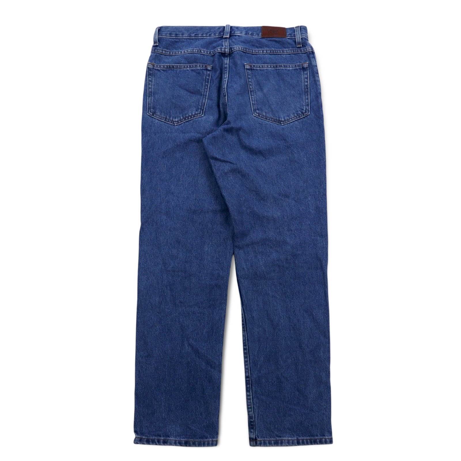 L.L.Bean Pantaloni jeans in denim M indaco blu CLASSIC FIT 220626 Made in Mexico