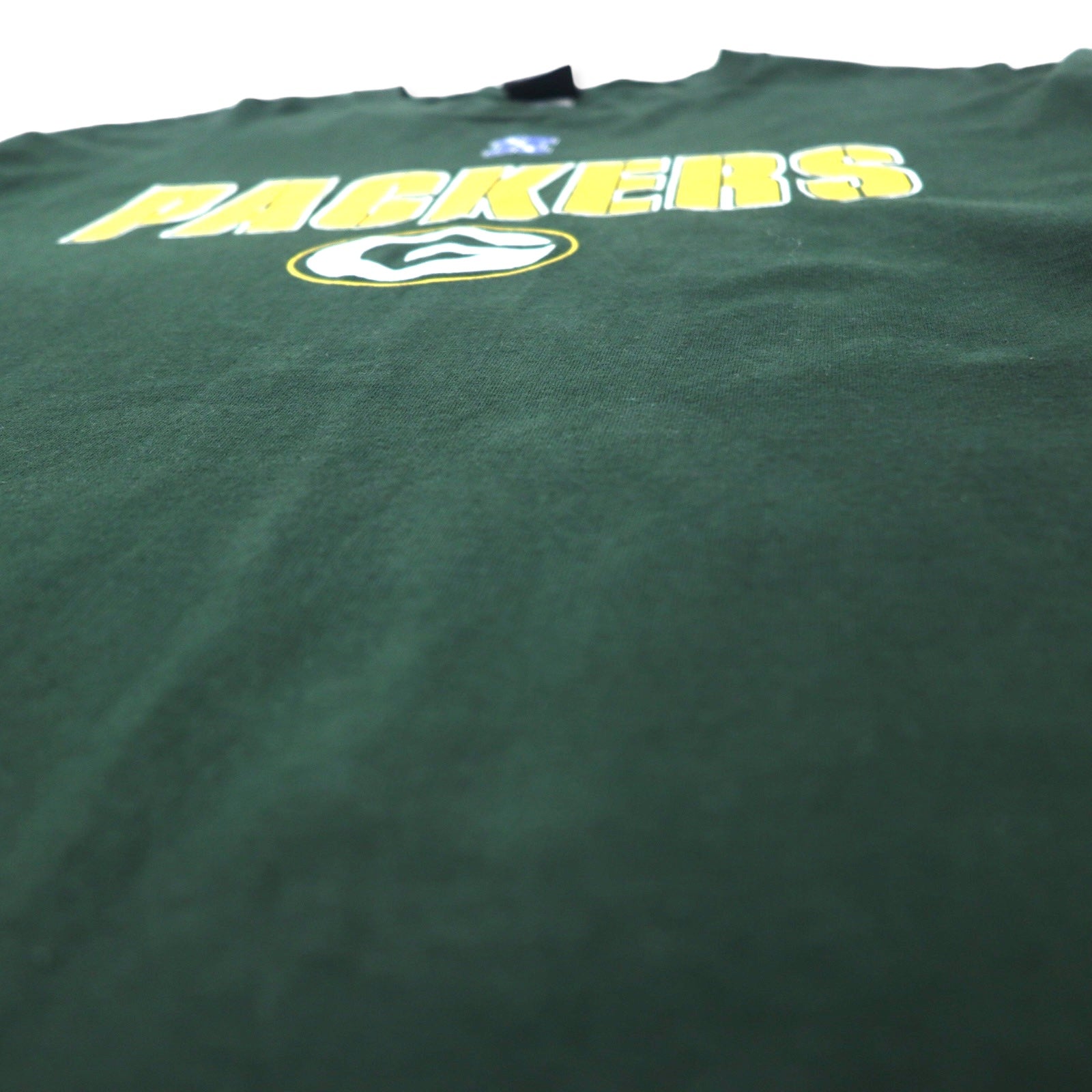 NFL TEAM APPAREL T-shirt a maniche lunghe con stampa Packers, taglia L, verde, cotone, PACKERS, made in Messico