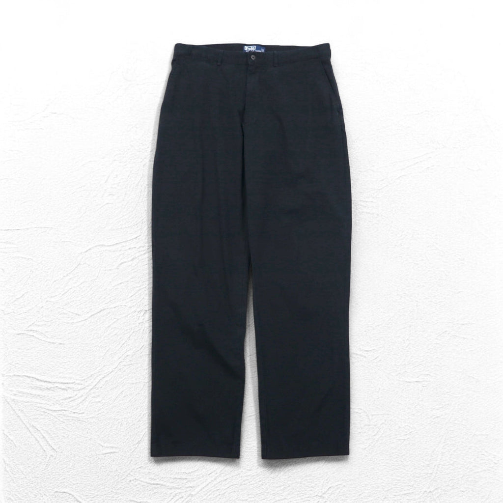 Polo by Ralph Lauren anni '90 Pantaloni chino ampi L Blu scuro Cotone