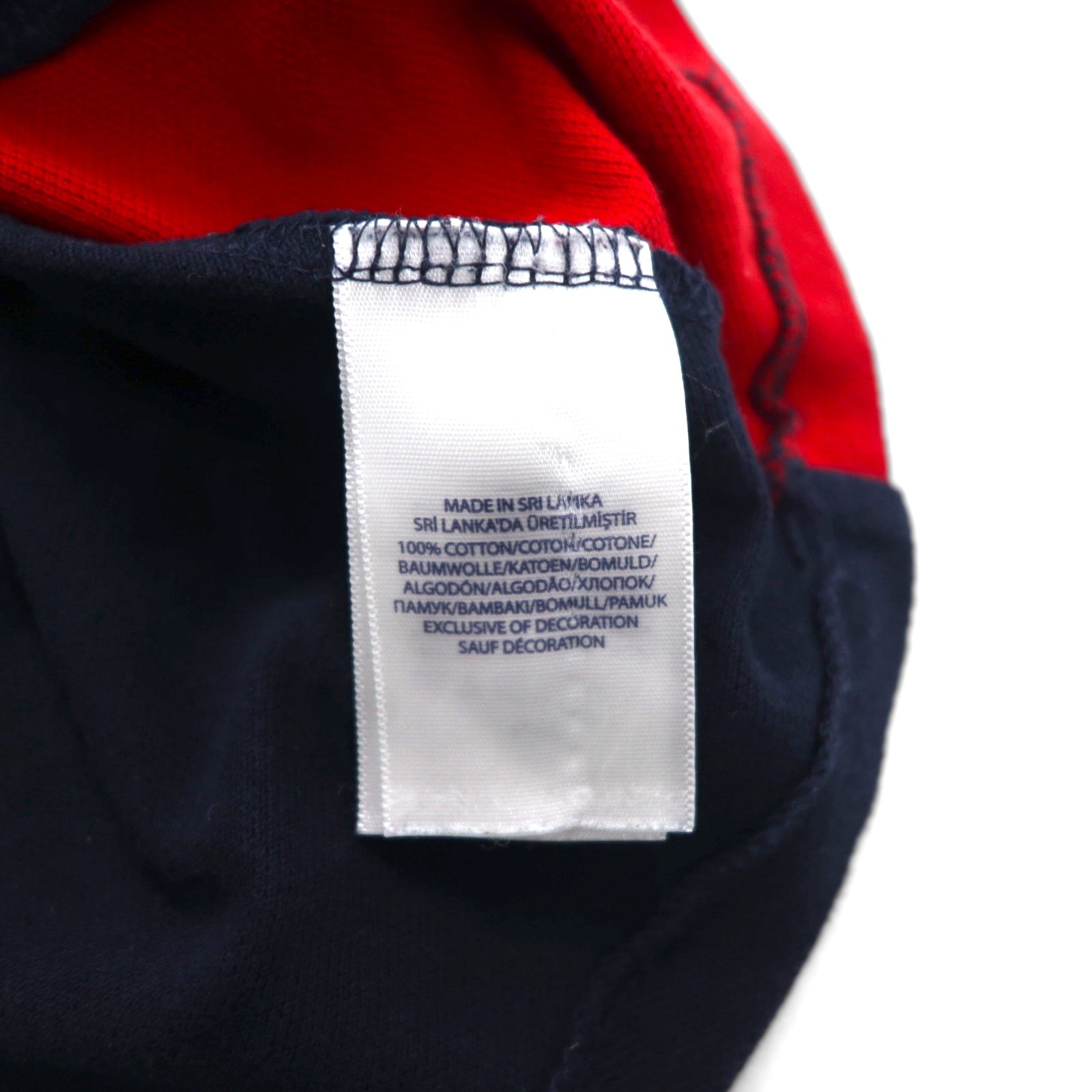 POLO RALPH LAUREN Polo XL navy red cotone piquè mezza zip bottoni a pressione ricamo small pony