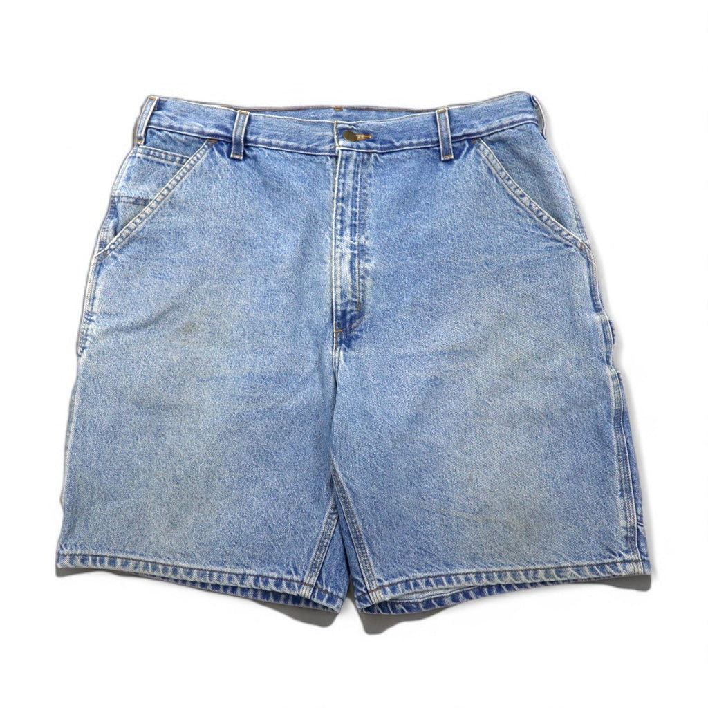 Carhartt Pantaloncini da pittore in denim, pantaloni corti, taglia L, indaco blu B29 STW, made in Messico