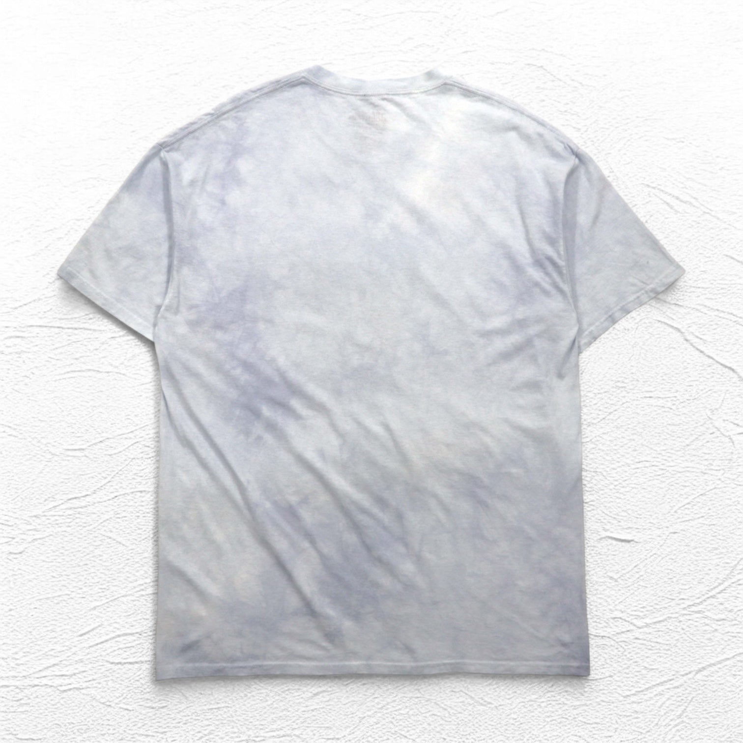 THE MOUNTAIN T-shirt tie-dye oversize 2XL blu stampa animale aquila made in Mexico