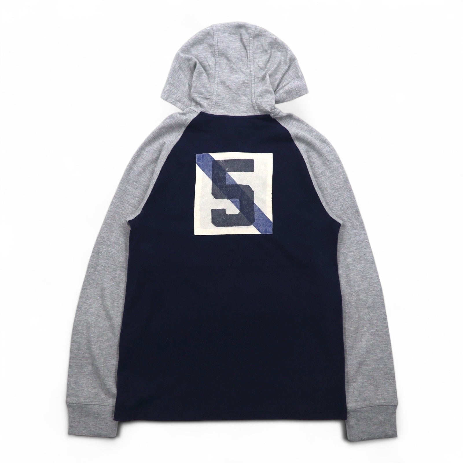 POLO RALPH LAUREN felpa con cappuccio mezza zip XL blu navy piqué PERFORMANCE numerazione small pony