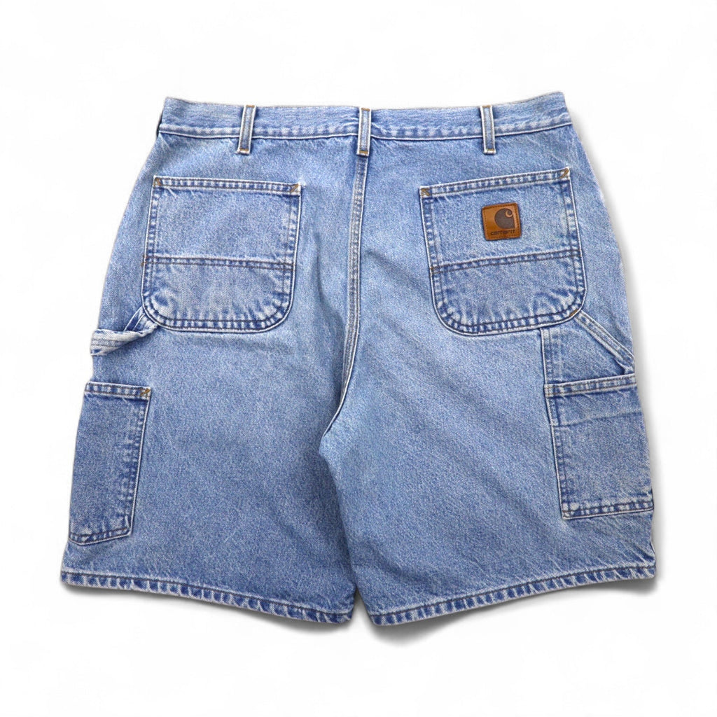 Carhartt Pantaloncini da pittore in denim, pantaloni corti, taglia L, indaco blu B29 STW, made in Messico