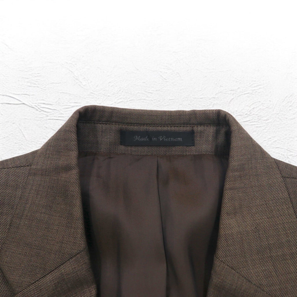 CHAPS 2B Giacca sartoriale completa L Marrone Lana