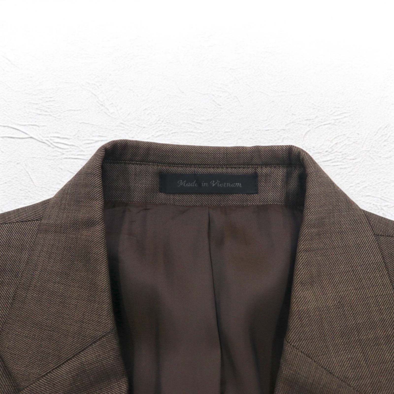 CHAPS 2B Giacca sartoriale completa L Marrone Lana