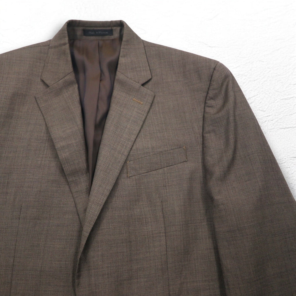 CHAPS 2B Giacca sartoriale completa L Marrone Lana