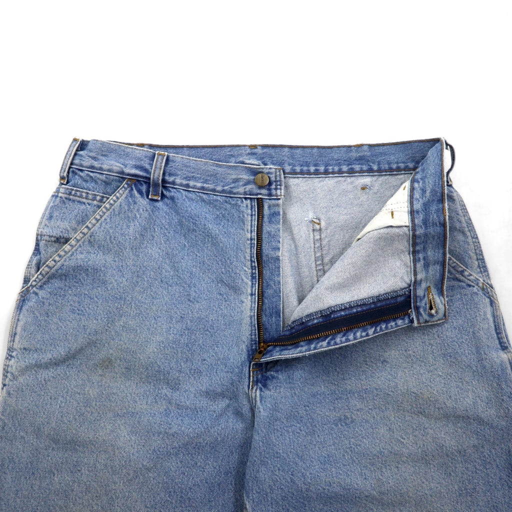 Carhartt Pantaloncini da pittore in denim, pantaloni corti, taglia L, indaco blu B29 STW, made in Messico
