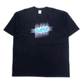 GILDAN T-shirt D.A.R.E. anni '90 stampata XXL nera cotone taglia grande prodotta in Honduras