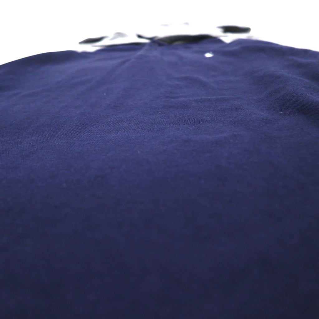 POLO RALPH LAUREN felpa con cappuccio mezza zip XL blu navy piqué PERFORMANCE numerazione small pony
