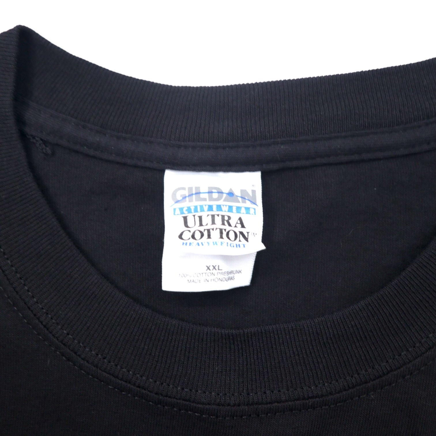 GILDAN T-shirt D.A.R.E. anni '90 stampata XXL nera cotone taglia grande prodotta in Honduras
