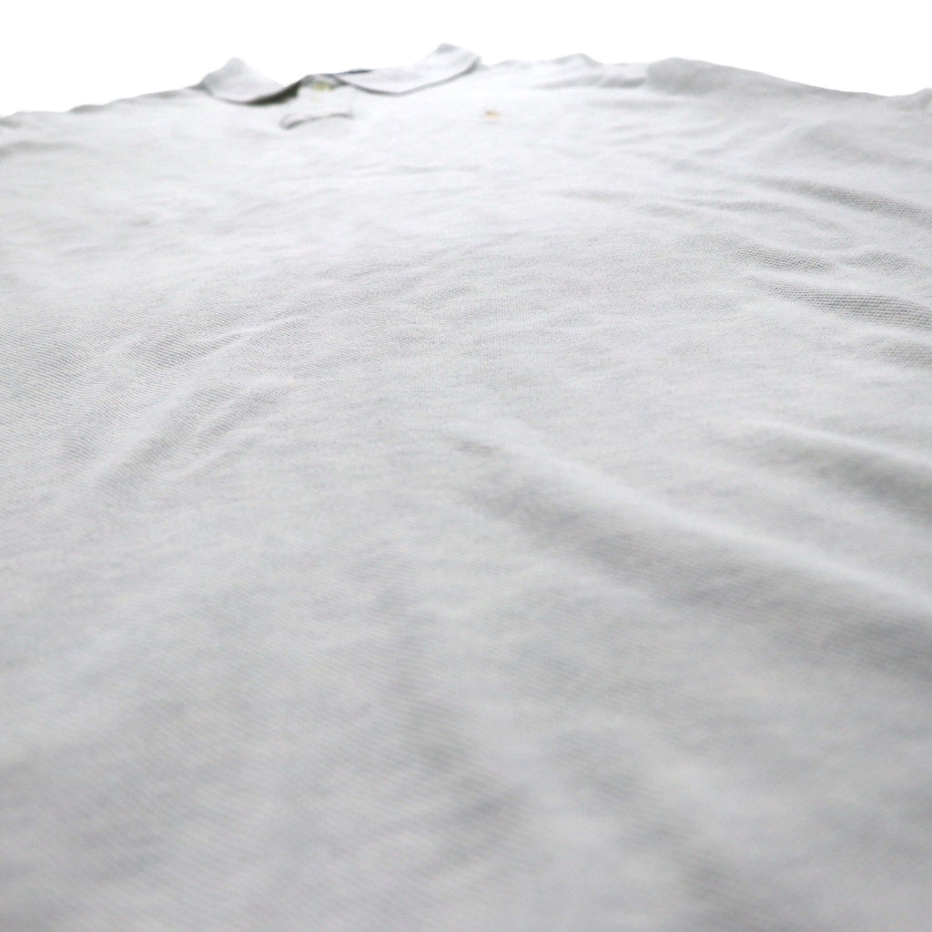 Polo by Ralph Lauren polo anni '90 2XL grigio piquet piccolo ricamo pony taglia grande