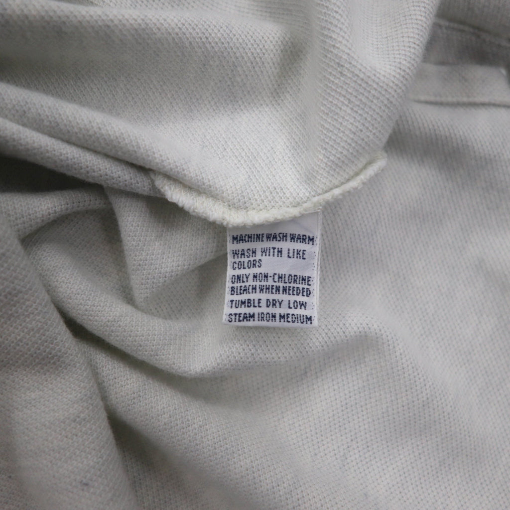Polo by Ralph Lauren polo anni '90 2XL grigio piquet piccolo ricamo pony taglia grande