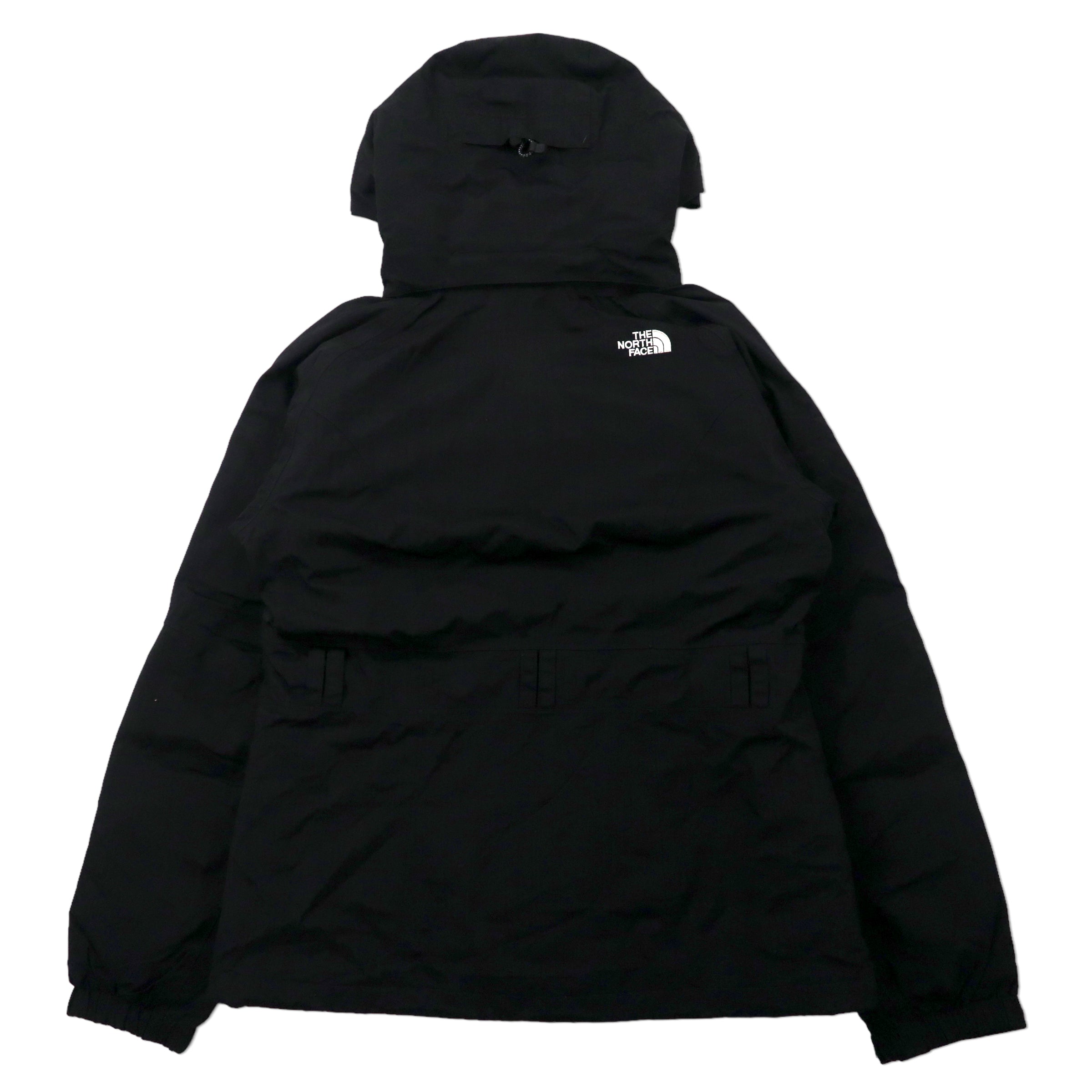 THE NORTH FACE マウンテンパーカー M ブラック ナイロン 550 HYVENT 防水 ハイネック フード着脱式