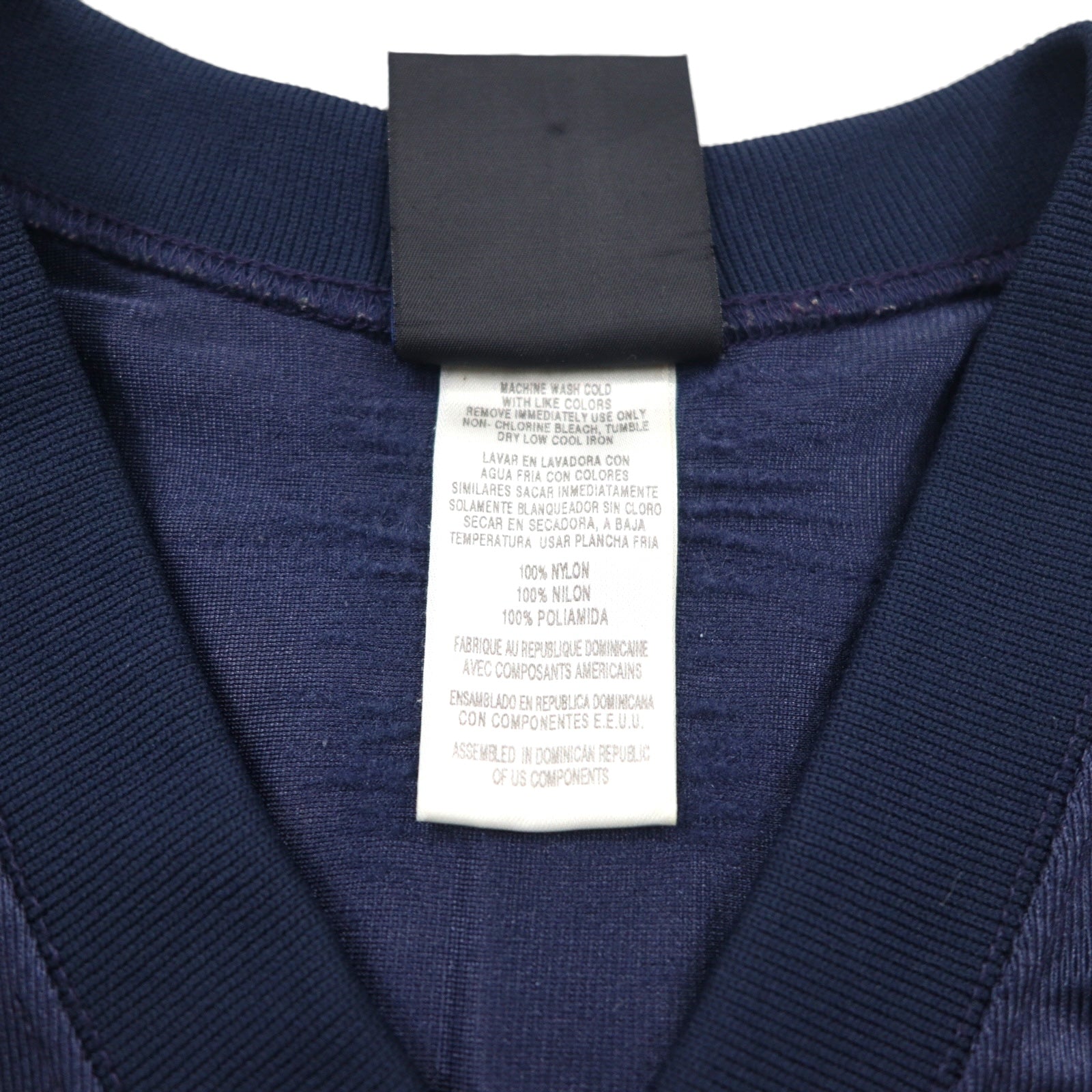 adidas anni 2000 maglia da gioco TEAM taglia XL blu navy nylon numerata