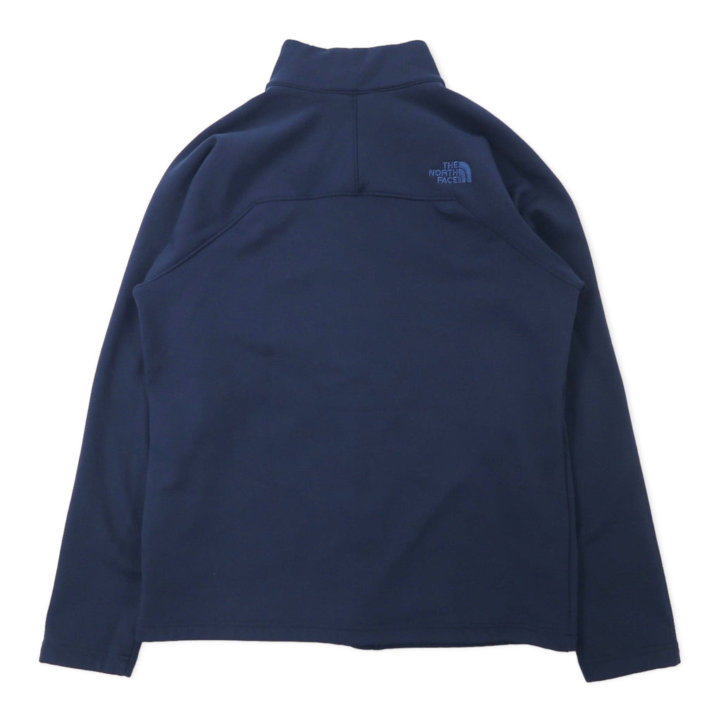 THE NORTH FACE giacca softshell L blu navy poliestere ricamo logo monocromatico standard americano made in Jordan