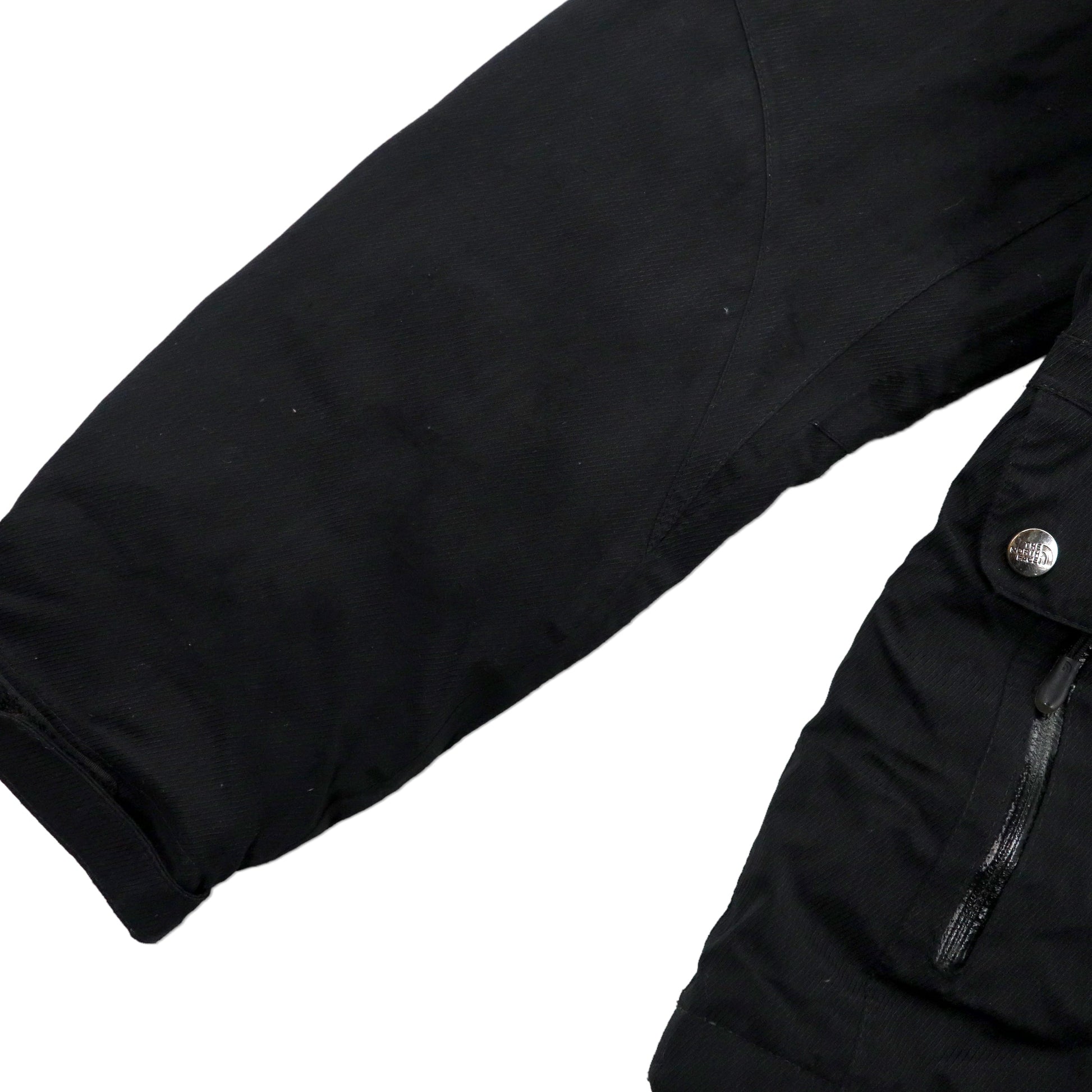 THE NORTH FACE Giacca a vento taglia M, colore nero, in nylon 550 HYVENT, impermeabile, collo alto, cappuccio removibile