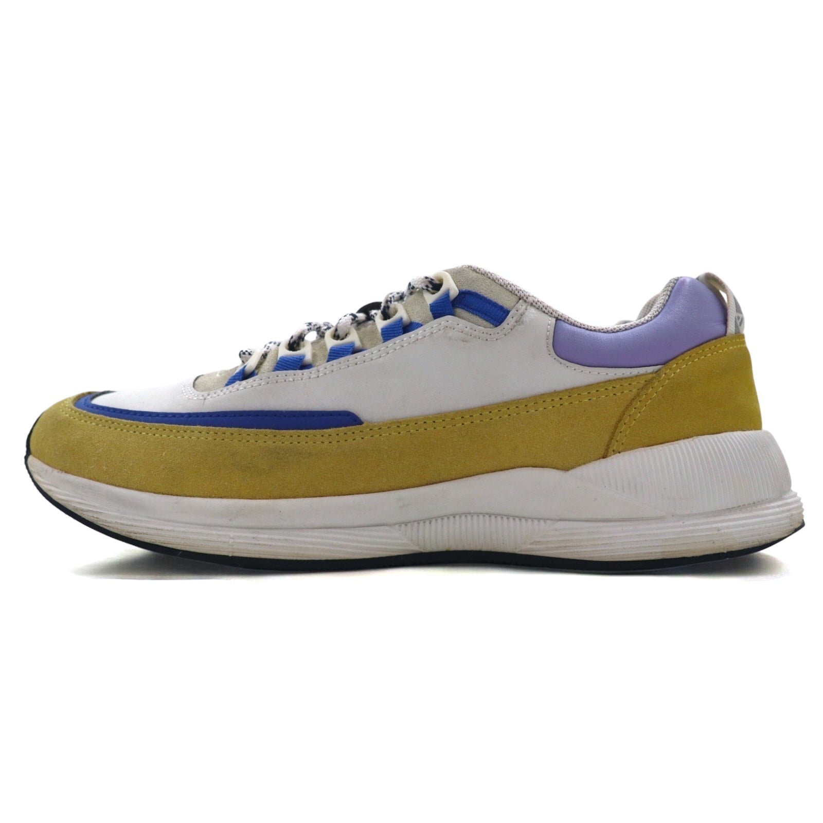 A.P.C. × Brain Dead Jay Sneakers 27-28cm Bianco Giallo Blu Camoscio Riflettente