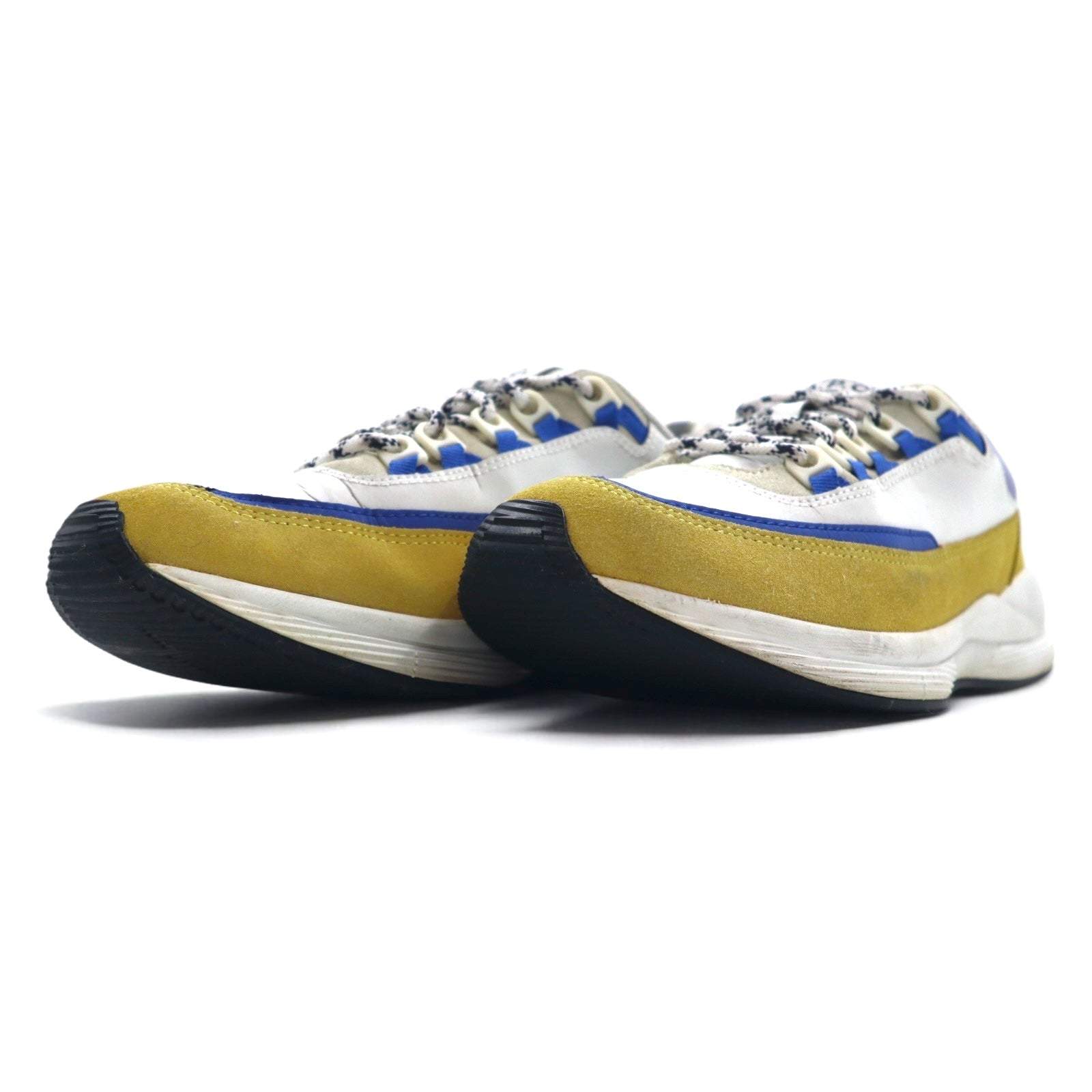 A.P.C. × Brain Dead Jay Sneakers 27-28cm Bianco Giallo Blu Camoscio Riflettente