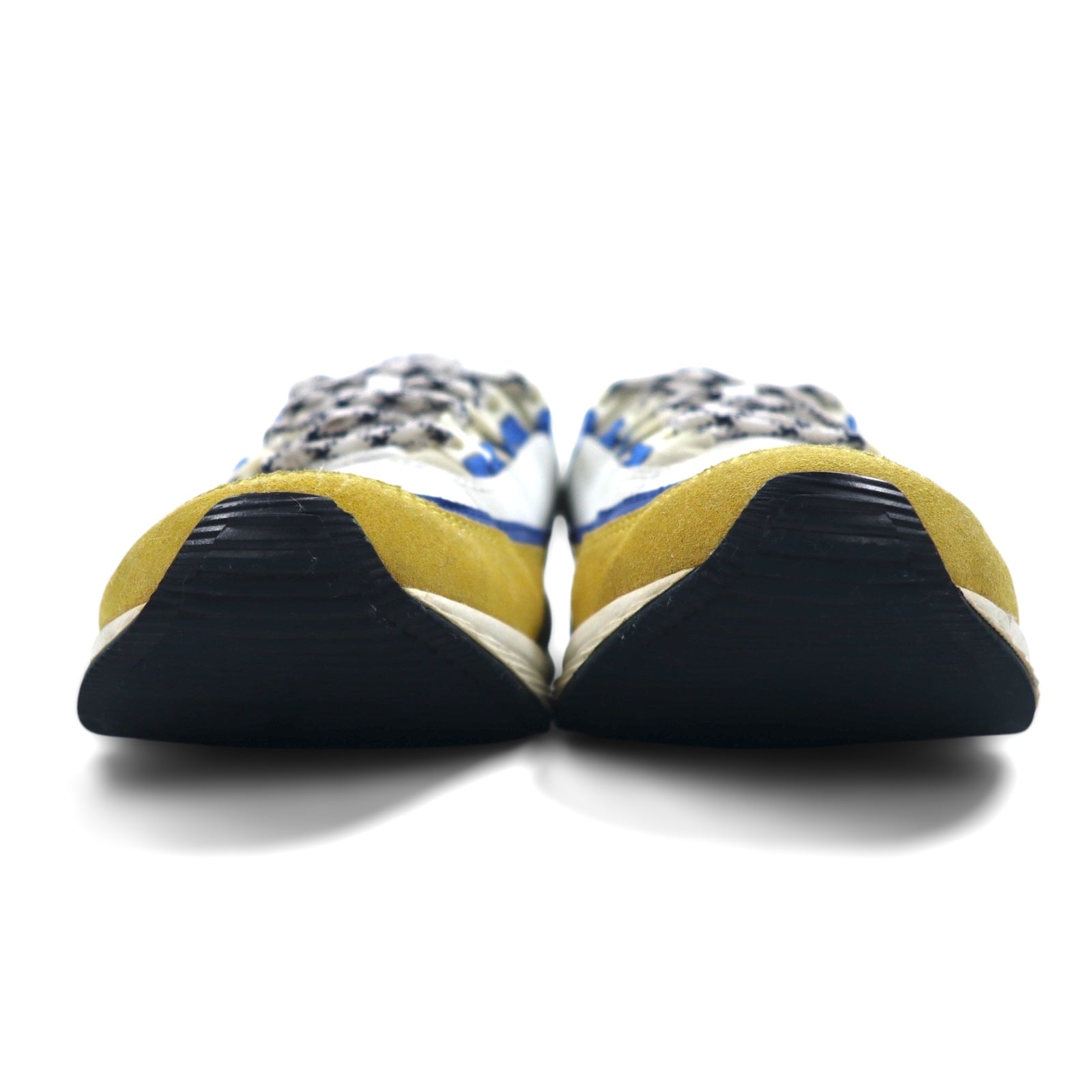 A.P.C. × Brain Dead Jay Sneakers 27-28cm Bianco Giallo Blu Camoscio Riflettente