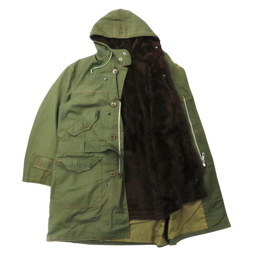 US ARMY M-47 Set completo Field Parka Mod-Coat 48 Kaki Fodera in pile removibile con cintura Militare