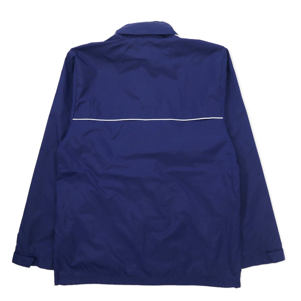 Giacca da tuta adidas, giacca a vento, maglia, taglia L, blu navy, poliestere, idrorepellente, fodera in mesh, 3 strisce