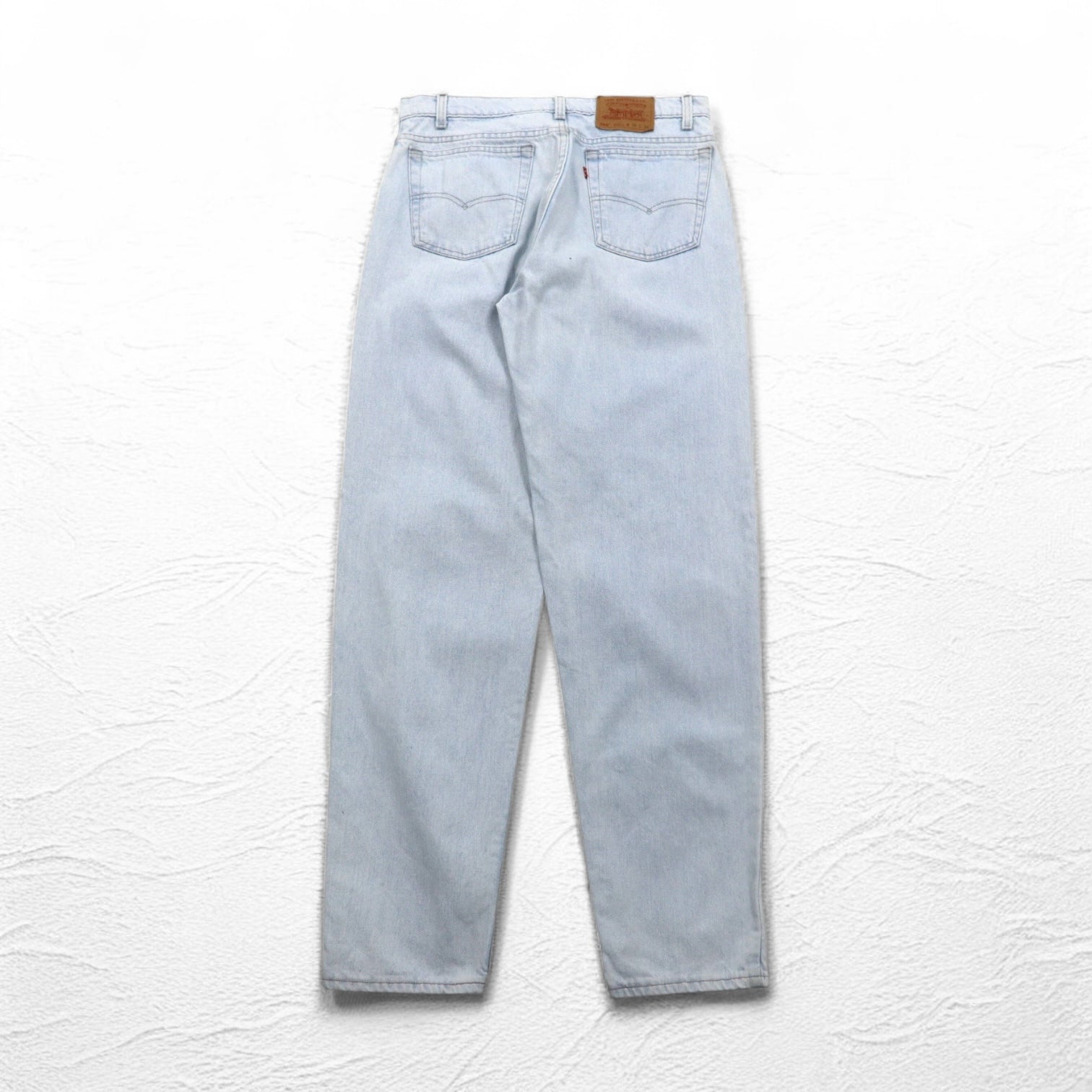 Levi's anni '90, Made in USA, 550 RELAXED FIT, jeans affusolati, taglia XL, blu, cerniera, 550-4804