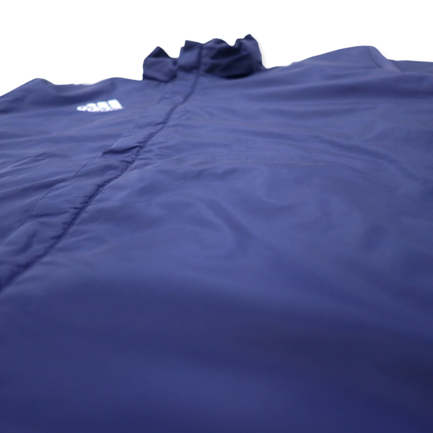 Giacca da tuta adidas, giacca a vento, maglia, taglia L, blu navy, poliestere, idrorepellente, fodera in mesh, 3 strisce