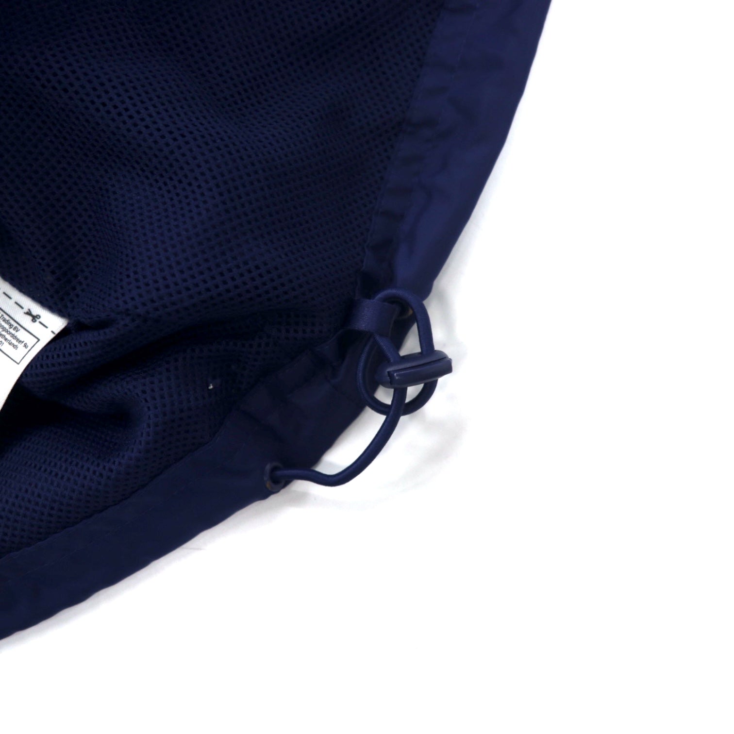 Giacca da tuta adidas, giacca a vento, maglia, taglia L, blu navy, poliestere, idrorepellente, fodera in mesh, 3 strisce