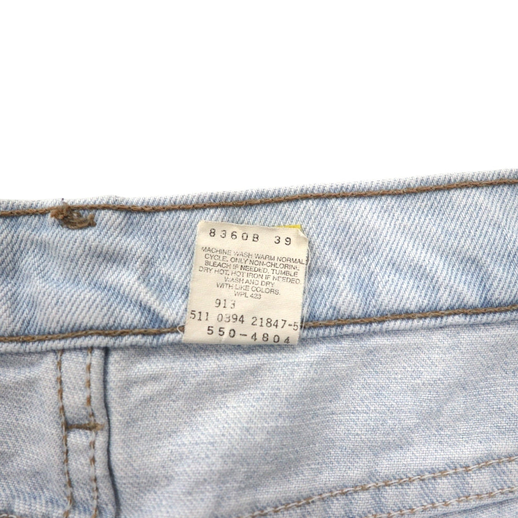 Levi's anni '90, Made in USA, 550 RELAXED FIT, jeans affusolati, taglia XL, blu, cerniera, 550-4804